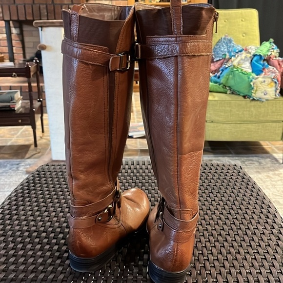 Naturalizer womens comfort leather brown leather tall boots size 8.5M - Picture 4 of 12